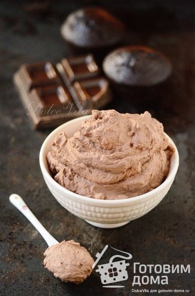 Взбитый шоколадный крем-ганаш фото к рецепту 1